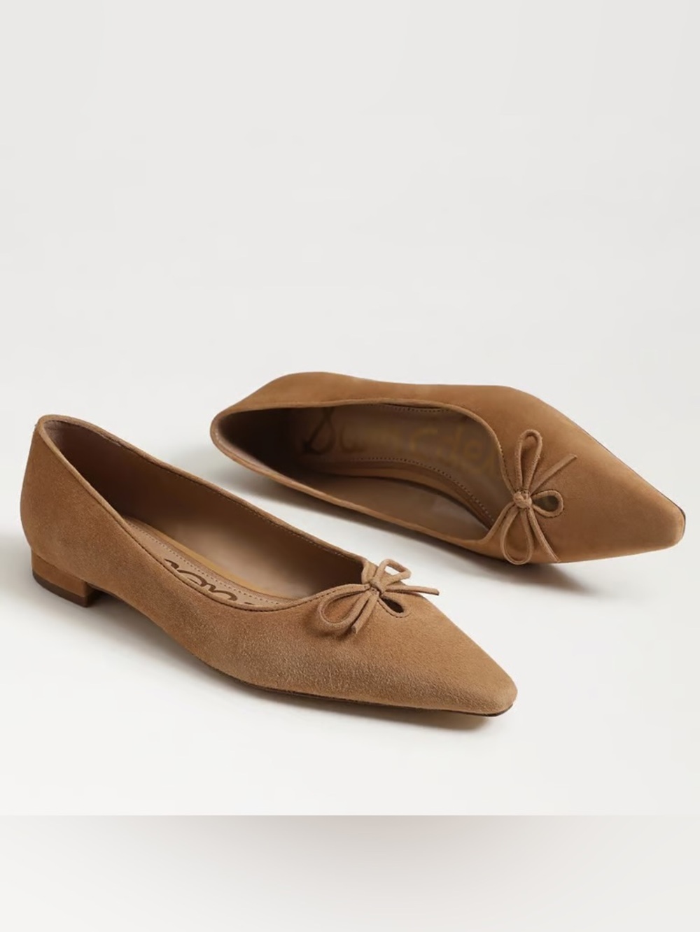 NEW Sam Edelman Esmira Pointed Toe Ballet Flat in TAN size 7